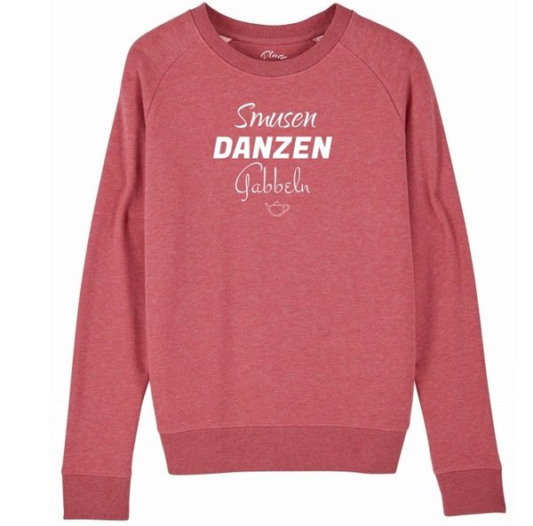 Sweatshirt Deerns - Smusen Danzen - Cranberry Pink