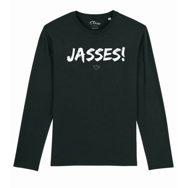 T-Shirt Longsleeve - Keerls - Jasses! - Schwarz